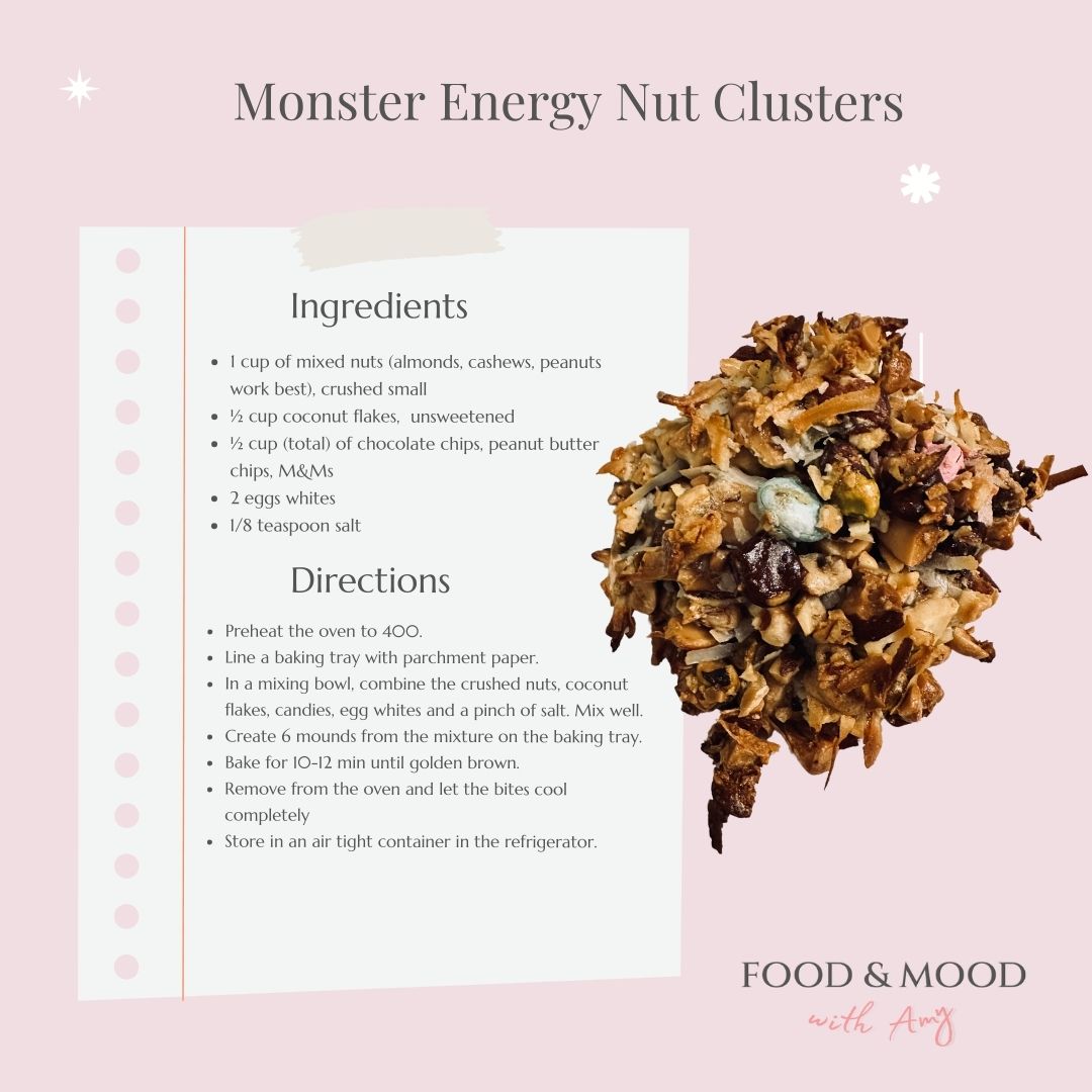 Amy's Monster Energy Nut Clusters