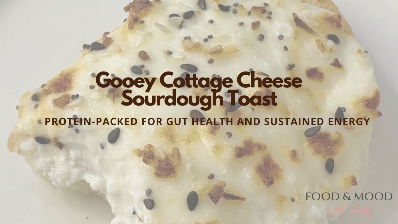 Gooey Cottage Cheese Sourdough Toast