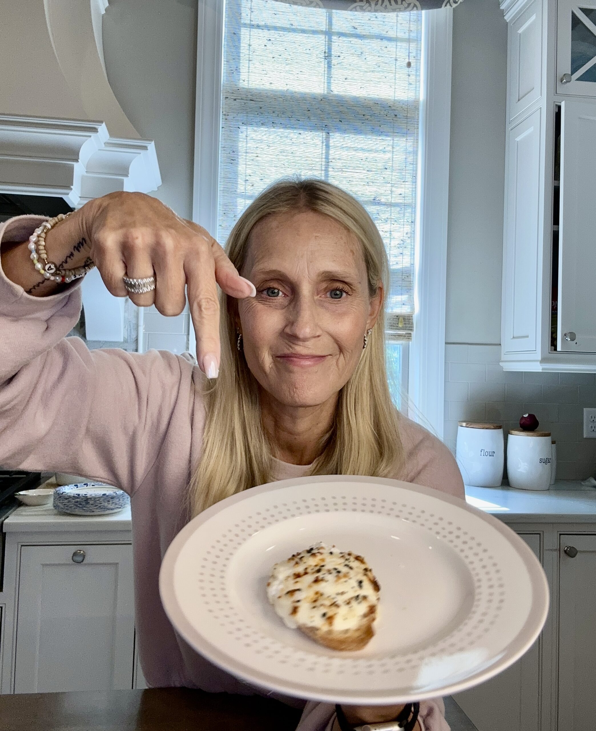 Gooey Cottage Cheese Sourdough Toast